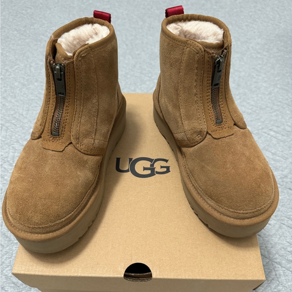 UGG NEUMEL PLATFORM ZIP BOOTS